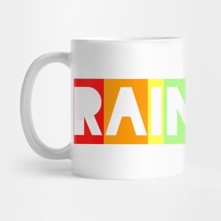 Rainbow block Mug